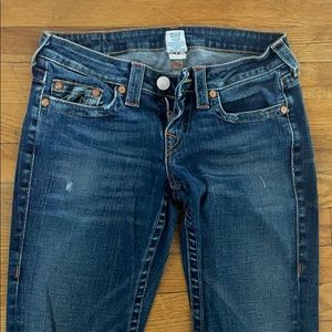 Distressed True Religion Jeans